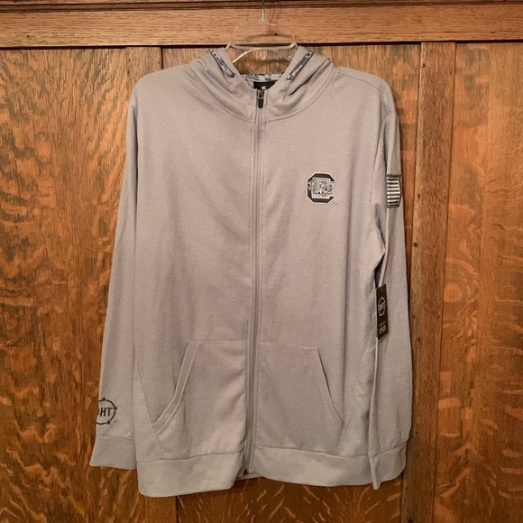 Colosseum Operation Hat Trick Embroidered zip up hoodie XL NWT